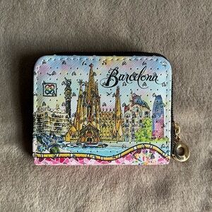 Colorful Barcelona Wallet Coinpurse Souvenir